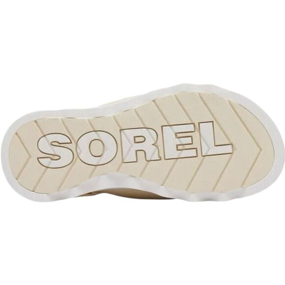 Quilted Sorel Dayspring 9puffy strappy sling back chunky platform sporty sandals - Picture 3 of 7